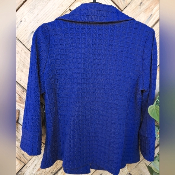 IC by Connie K- NWT- Textured deep purple swing jacket - Picture 2 of 5